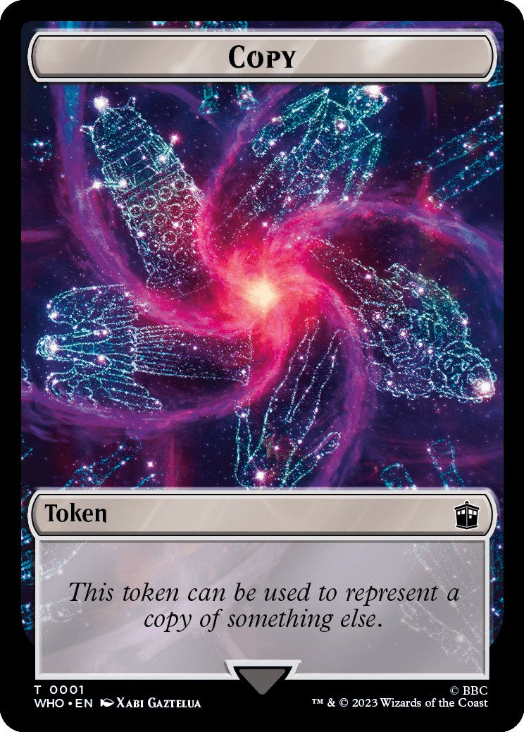 Copy // Alien Double-Sided Token [Doctor Who Tokens] | Jomio and Rueliete's Cards and Comics