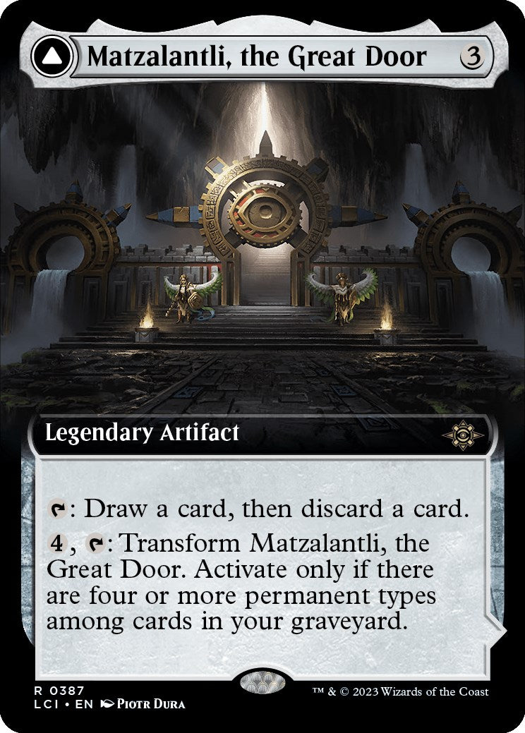 Matzalantli, the Great Door // The Core (Extended Art) [The Lost Caverns of Ixalan] | Jomio and Rueliete's Cards and Comics