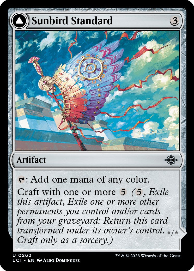 Sunbird Standard // Sunbird Effigy [The Lost Caverns of Ixalan] | Jomio and Rueliete's Cards and Comics