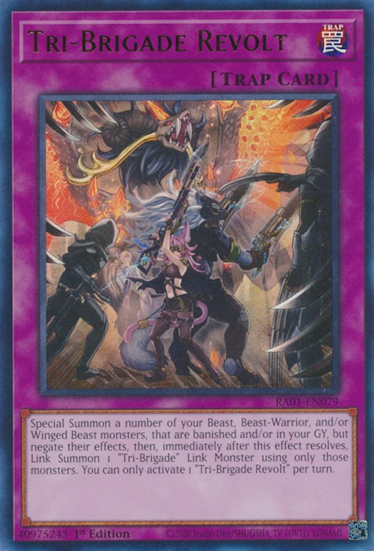Tri-Brigade Revolt [RA01-EN079] Ultra Rare | Jomio and Rueliete's Cards and Comics