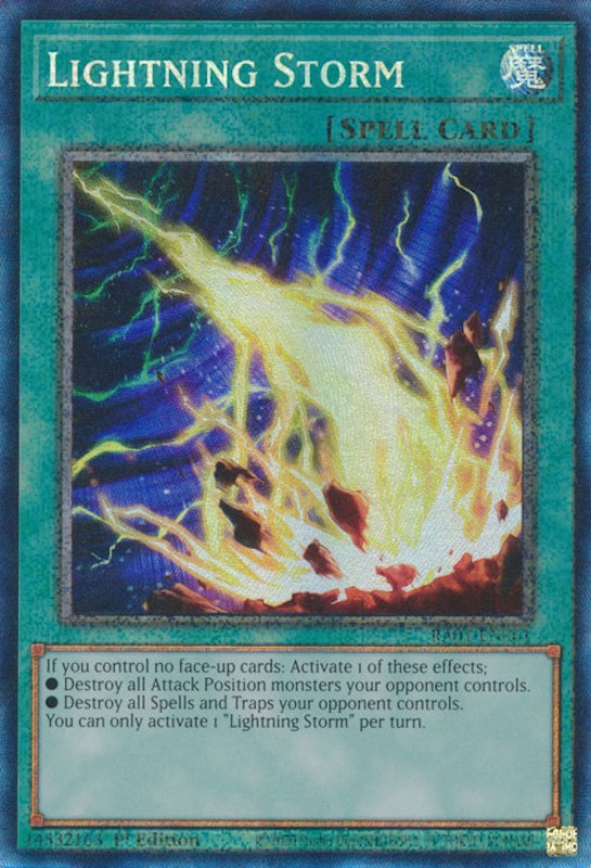 Lightning Storm [RA01-EN061] Prismatic Collector's Rare | Jomio and Rueliete's Cards and Comics