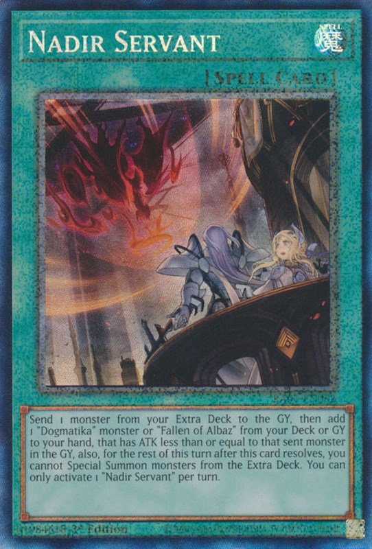 Nadir Servant [RA01-EN062] Prismatic Collector's Rare | Jomio and Rueliete's Cards and Comics