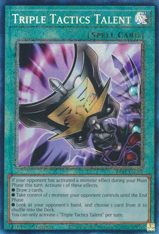 Triple Tactics Talent [RA01-EN063] Prismatic Collector's Rare | Jomio and Rueliete's Cards and Comics