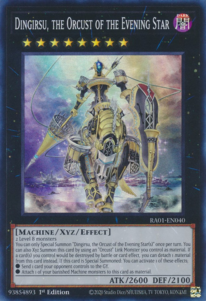 Dingirsu, the Orcust of the Evening Star [RA01-EN040] Super Rare | Jomio and Rueliete's Cards and Comics