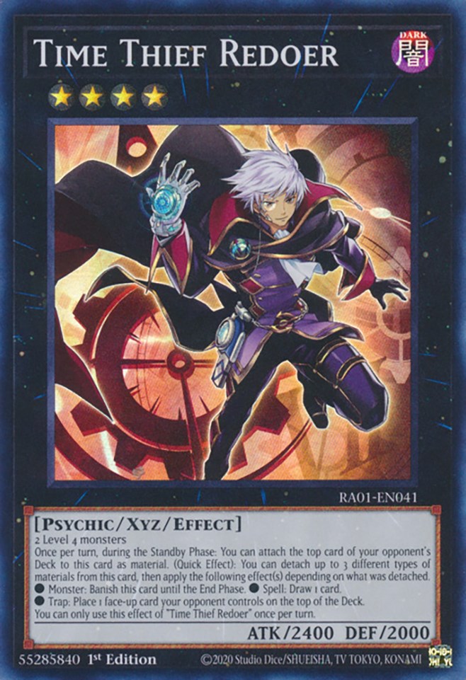 Time Thief Redoer [RA01-EN041] Super Rare | Jomio and Rueliete's Cards and Comics