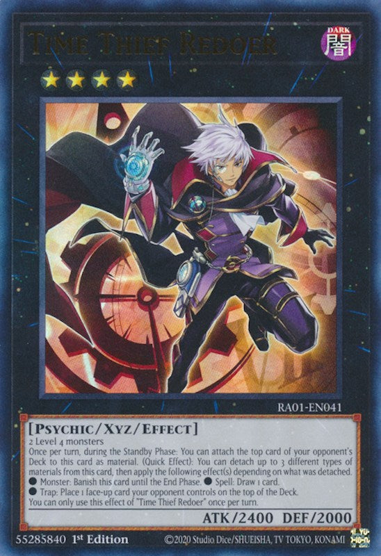 Time Thief Redoer [RA01-EN041] Ultra Rare | Jomio and Rueliete's Cards and Comics