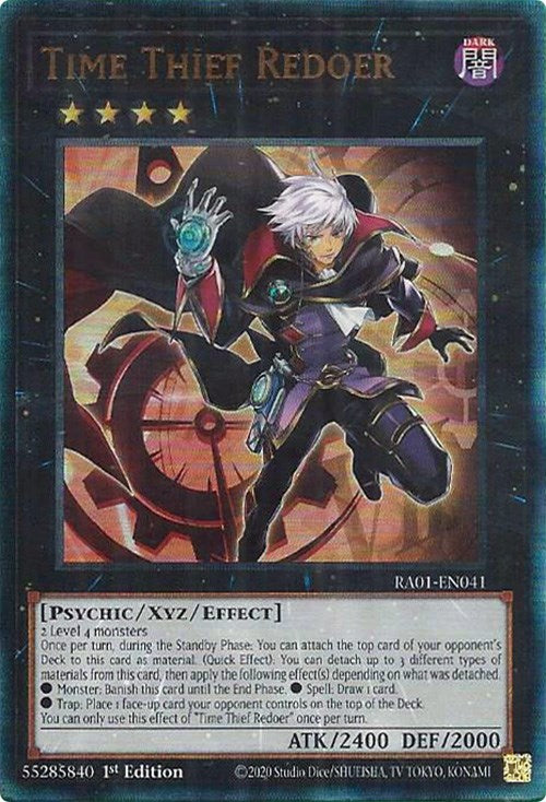 Time Thief Redoer [RA01-EN041] Prismatic Ultimate Rare | Jomio and Rueliete's Cards and Comics
