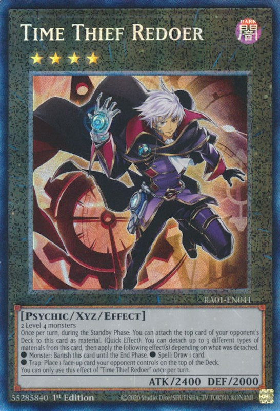 Time Thief Redoer [RA01-EN041] Prismatic Collector's Rare | Jomio and Rueliete's Cards and Comics