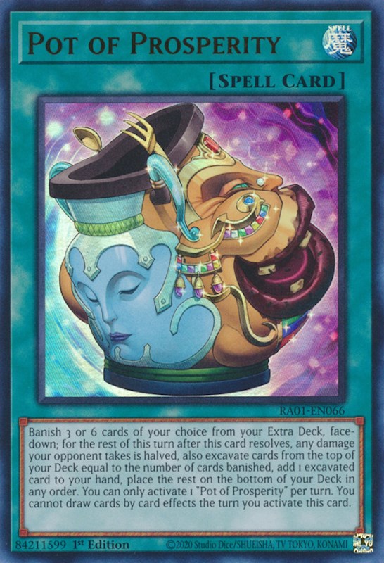 Pot of Prosperity [RA01-EN066] Ultra Rare | Jomio and Rueliete's Cards and Comics