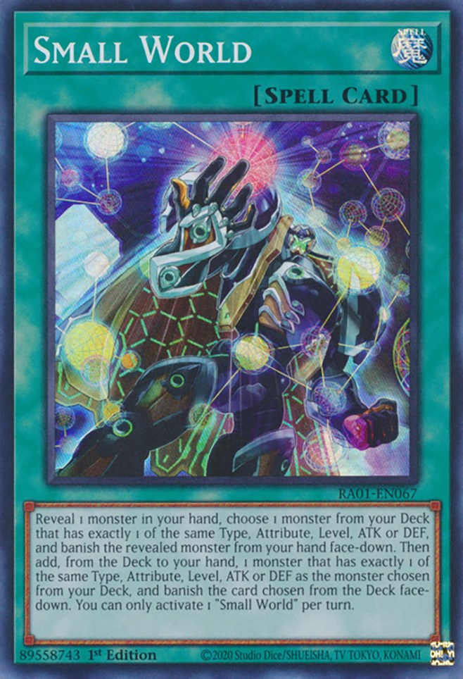 Small World [RA01-EN067] Super Rare | Jomio and Rueliete's Cards and Comics