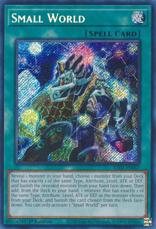 Small World [RA01-EN067] Secret Rare | Jomio and Rueliete's Cards and Comics