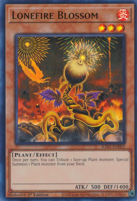 Lonefire Blossom [RA01-EN002] Ultra Rare | Jomio and Rueliete's Cards and Comics
