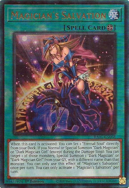 Magician's Salvation [RA01-EN068] Prismatic Ultimate Rare | Jomio and Rueliete's Cards and Comics
