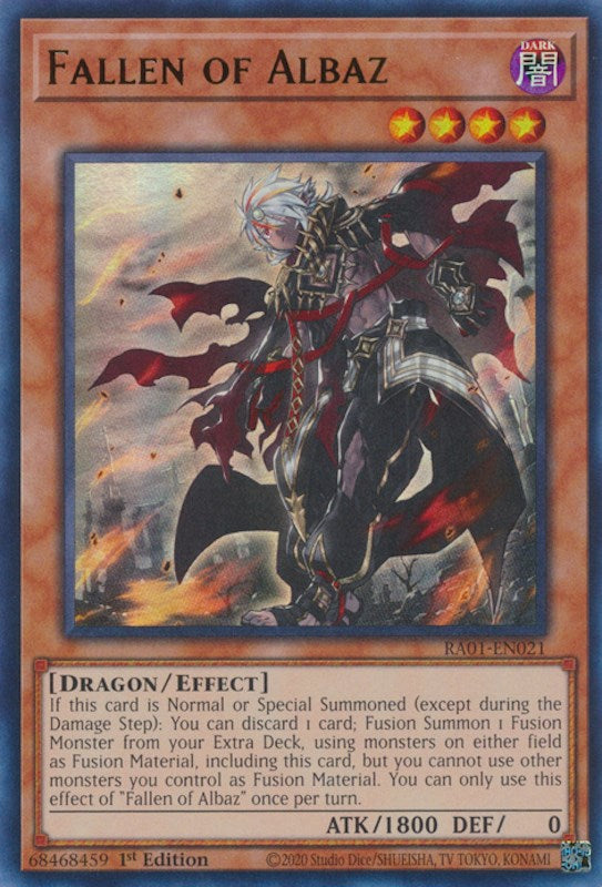 Fallen of Albaz [RA01-EN021] Ultra Rare | Jomio and Rueliete's Cards and Comics