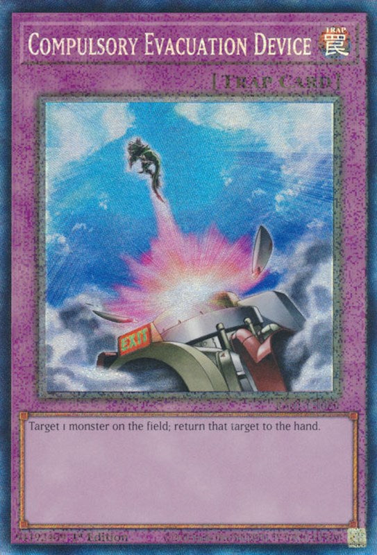 Compulsory Evacuation Device [RA01-EN069] Prismatic Collector's Rare | Jomio and Rueliete's Cards and Comics
