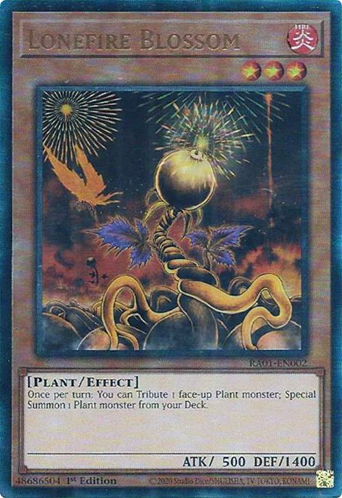 Lonefire Blossom [RA01-EN002] Prismatic Ultimate Rare | Jomio and Rueliete's Cards and Comics