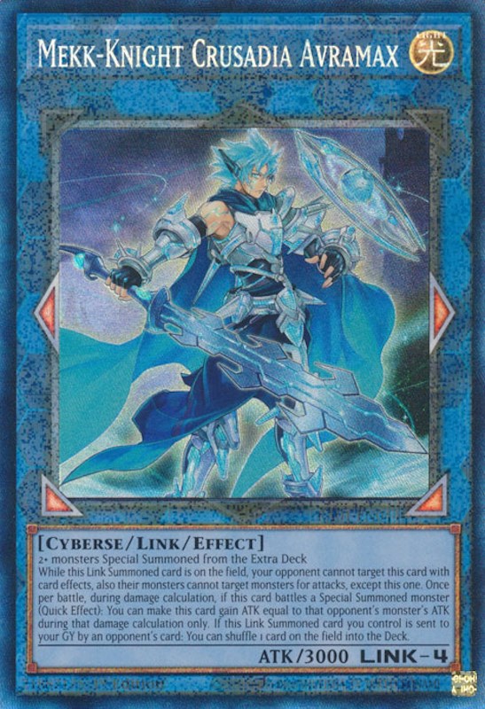 Mekk-Knight Crusadia Avramax [RA01-EN044] Prismatic Collector's Rare | Jomio and Rueliete's Cards and Comics
