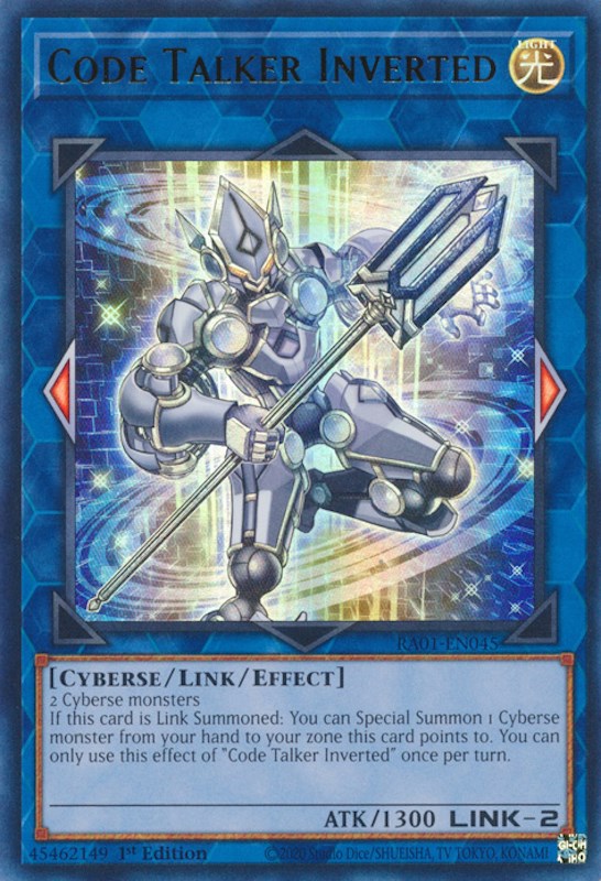 Code Talker Inverted [RA01-EN045] Ultra Rare | Jomio and Rueliete's Cards and Comics