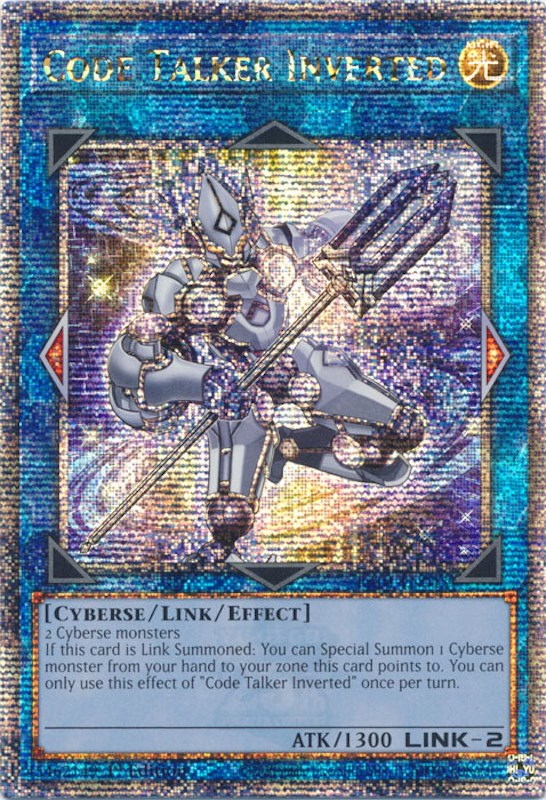 Code Talker Inverted [RA01-EN045] Quarter Century Secret Rare | Jomio and Rueliete's Cards and Comics