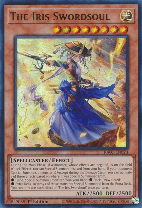 The Iris Swordsoul [RA01-EN023] Ultra Rare | Jomio and Rueliete's Cards and Comics