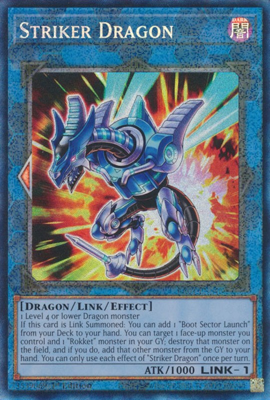 Striker Dragon [RA01-EN046] Prismatic Collector's Rare | Jomio and Rueliete's Cards and Comics