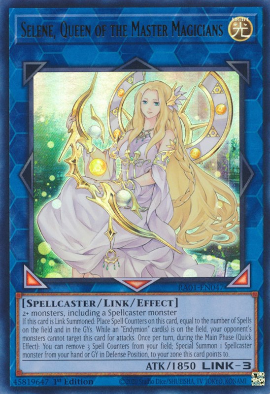 Selene, Queen of the Master Magicians [RA01-EN047] Ultra Rare | Jomio and Rueliete's Cards and Comics
