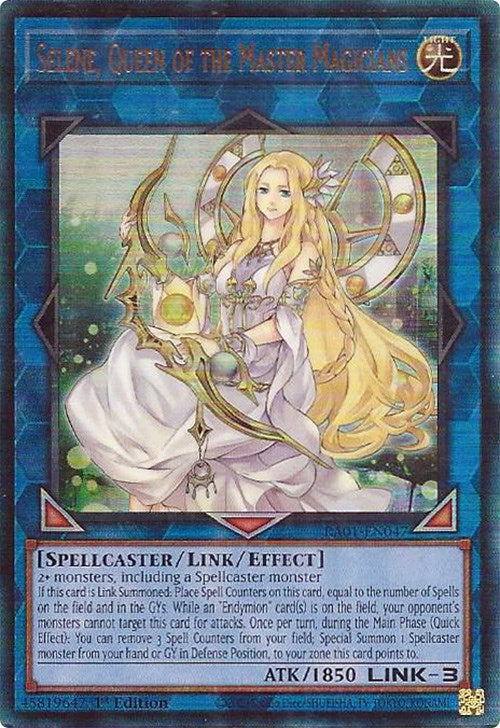 Selene, Queen of the Master Magicians [RA01-EN047] Prismatic Ultimate Rare | Jomio and Rueliete's Cards and Comics
