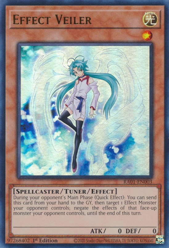 Effect Veiler [RA01-EN003] Ultra Rare | Jomio and Rueliete's Cards and Comics