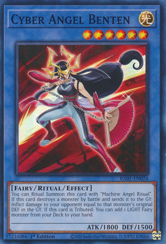 Cyber Angel Benten [RA01-EN024] Super Rare | Jomio and Rueliete's Cards and Comics