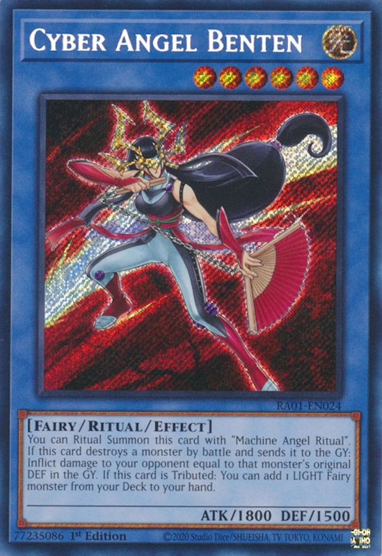 Cyber Angel Benten [RA01-EN024] Secret Rare | Jomio and Rueliete's Cards and Comics