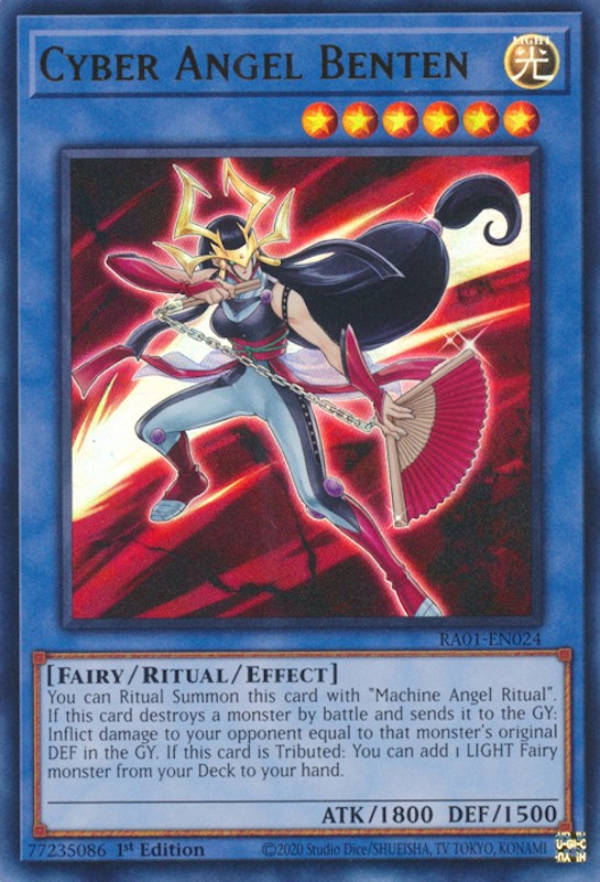 Cyber Angel Benten [RA01-EN024] Ultra Rare | Jomio and Rueliete's Cards and Comics