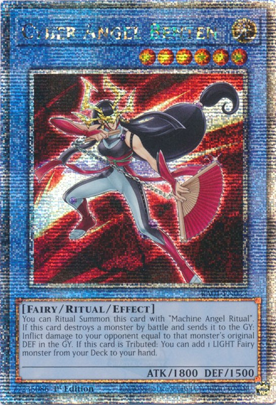Cyber Angel Benten [RA01-EN024] Quarter Century Secret Rare | Jomio and Rueliete's Cards and Comics