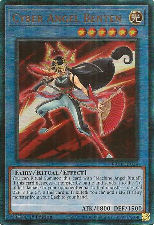 Cyber Angel Benten [RA01-EN024] Prismatic Ultimate Rare | Jomio and Rueliete's Cards and Comics