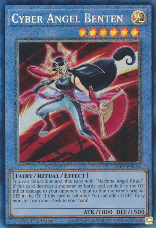 Cyber Angel Benten [RA01-EN024] Prismatic Collector's Rare | Jomio and Rueliete's Cards and Comics