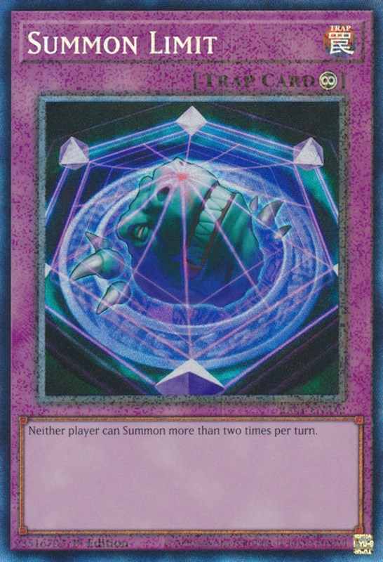 Summon Limit [RA01-EN070] Prismatic Collector's Rare | Jomio and Rueliete's Cards and Comics