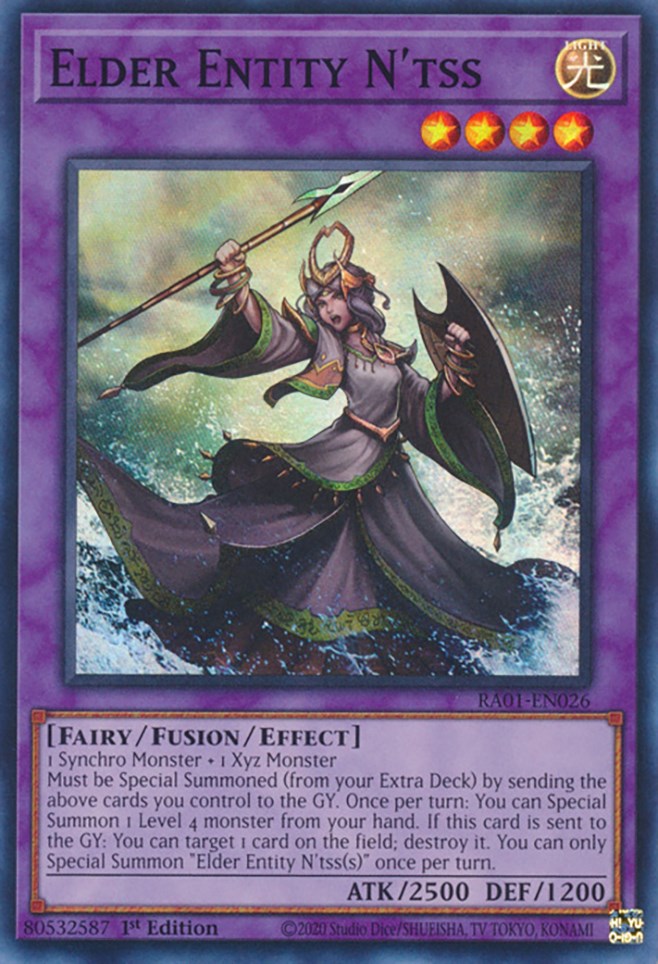 Elder Entity N'tss [RA01-EN026] Super Rare | Jomio and Rueliete's Cards and Comics