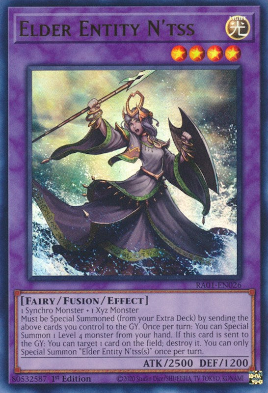Elder Entity N'tss [RA01-EN026] Ultra Rare | Jomio and Rueliete's Cards and Comics