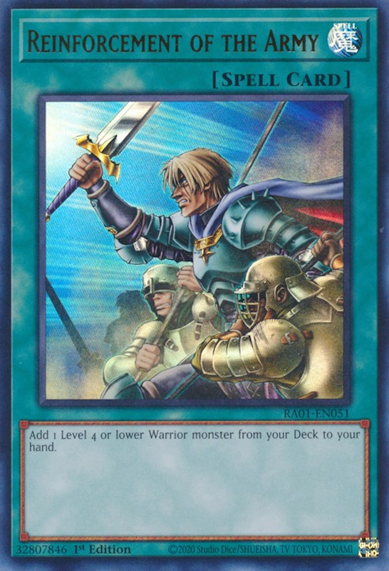 Reinforcement of the Army [RA01-EN051] Ultra Rare | Jomio and Rueliete's Cards and Comics