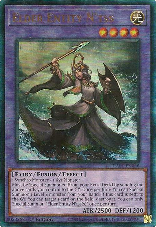 Elder Entity N'tss [RA01-EN026] Prismatic Ultimate Rare | Jomio and Rueliete's Cards and Comics