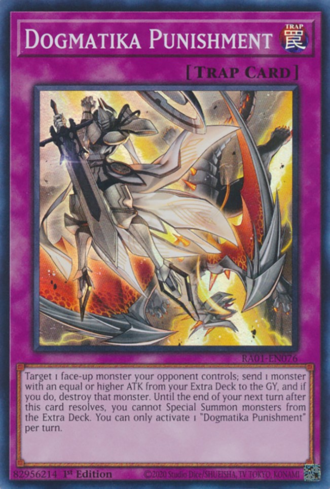 Dogmatika Punishment [RA01-EN076] Super Rare | Jomio and Rueliete's Cards and Comics