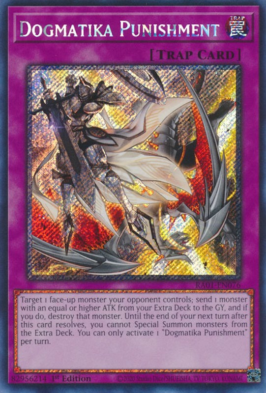 Dogmatika Punishment [RA01-EN076] Platinum Secret Rare | Jomio and Rueliete's Cards and Comics