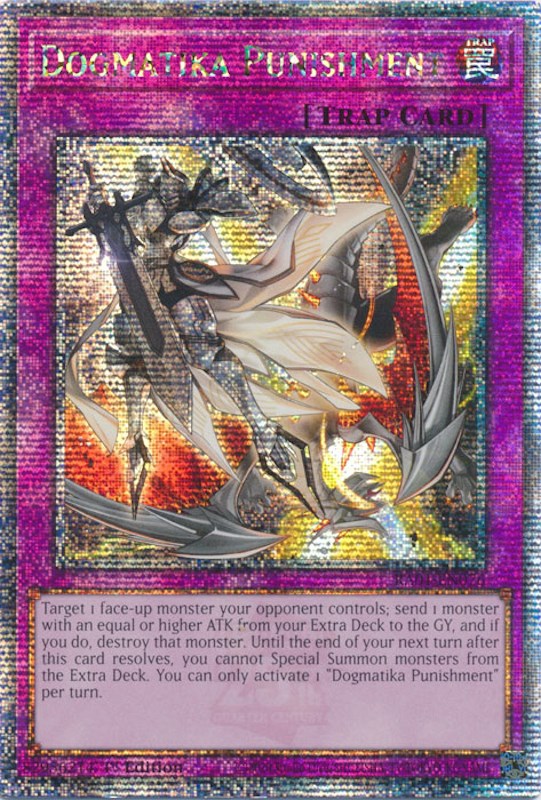 Dogmatika Punishment [RA01-EN076] Quarter Century Secret Rare | Jomio and Rueliete's Cards and Comics