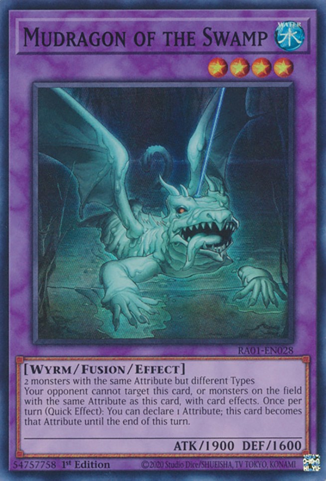 Mudragon of the Swamp [RA01-EN028] Super Rare | Jomio and Rueliete's Cards and Comics