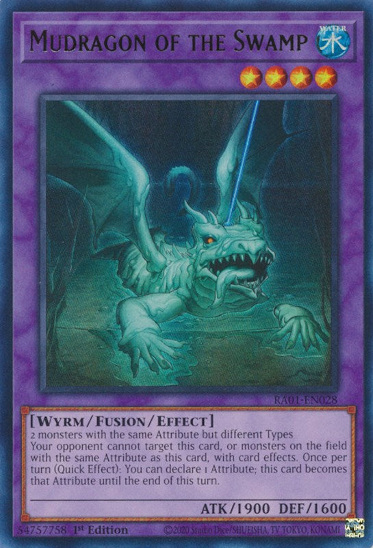 Mudragon of the Swamp [RA01-EN028] Ultra Rare | Jomio and Rueliete's Cards and Comics