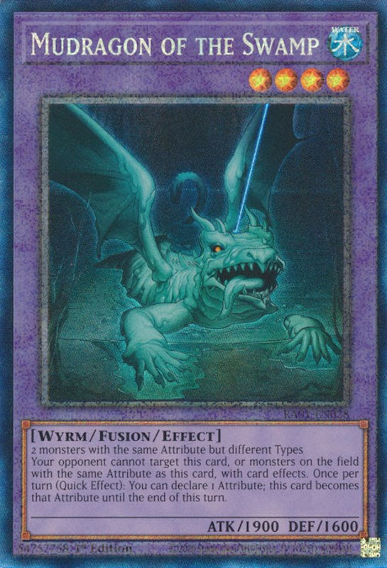 Mudragon of the Swamp [RA01-EN028] Prismatic Collector's Rare | Jomio and Rueliete's Cards and Comics