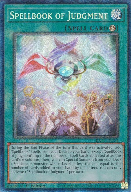 Spellbook of Judgment [RA01-EN054] Prismatic Collector's Rare | Jomio and Rueliete's Cards and Comics