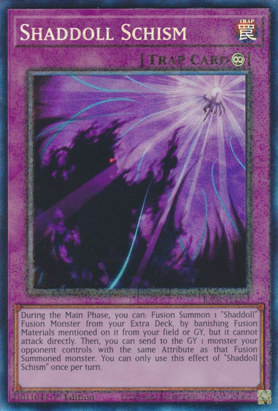 Shaddoll Schism [RA01-EN077] Prismatic Collector's Rare | Jomio and Rueliete's Cards and Comics