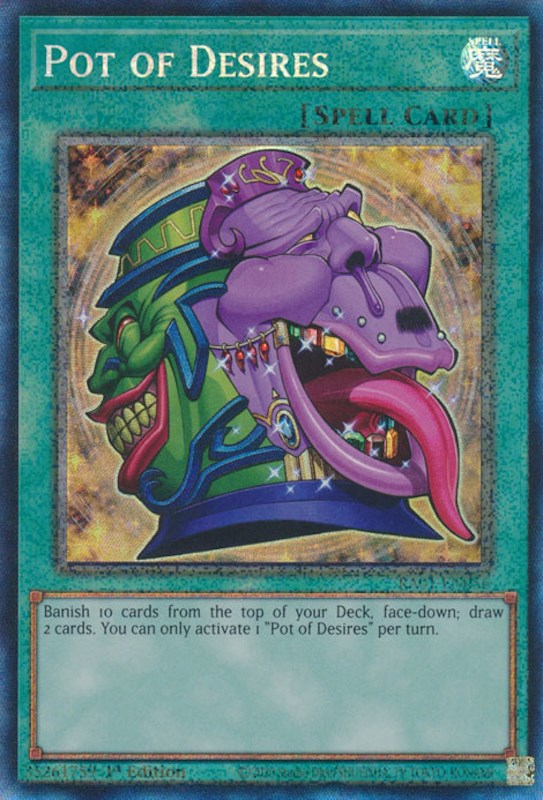 Pot of Desires [RA01-EN056] Prismatic Collector's Rare | Jomio and Rueliete's Cards and Comics