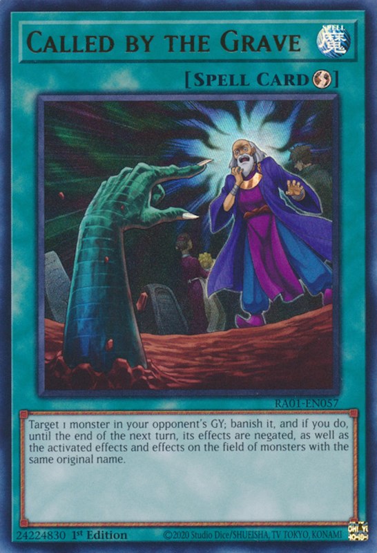 Called by the Grave [RA01-EN057] Ultra Rare | Jomio and Rueliete's Cards and Comics