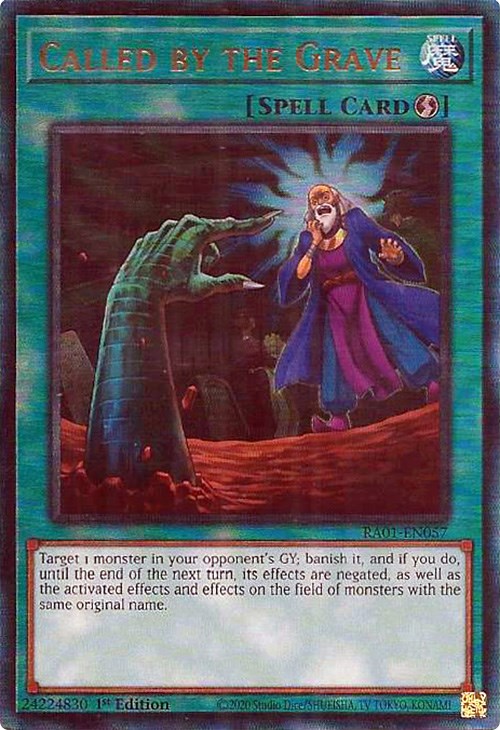 Called by the Grave [RA01-EN057] Prismatic Ultimate Rare | Jomio and Rueliete's Cards and Comics